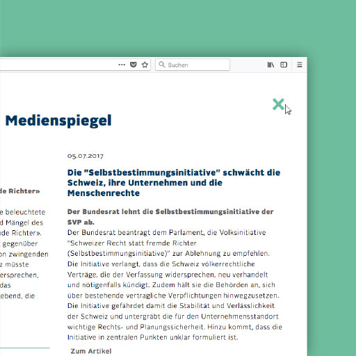  Medienspiegel Dialogthurgau Webseite